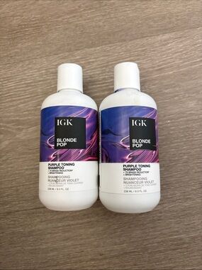 IGK Blonde Pop Purple Toning Shampoo
